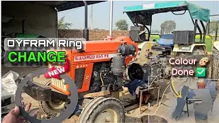 DYFRAM RING change kar diya Swaraj 855 fe ki, flat platform colour work done 