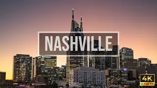 Nashville Drone Footage 4K | Aerial Views of Downtown, Broadway & Music City Skyline