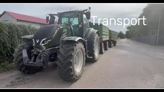 Transport jęczmienia 2025 VALTRA T175 VERSU Cab View VLOG #1