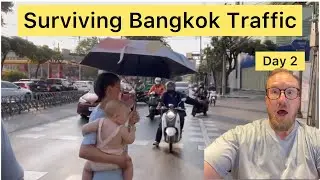 First full day in Bangkok Thailand, shopping, eating and dodging traffic
