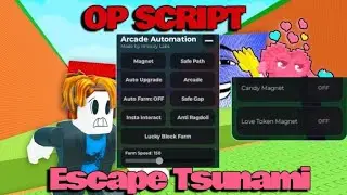 [💘 NEW] Escape Tsunami For Brainrots Script NO KEY - INSTANT COINS V5, VALENTINE EVENT, AUTO FARM