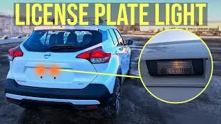How to Replace License Plate Light Bulb - Nissan Kicks (2018-2024)