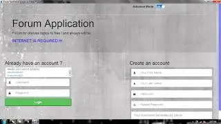 Forum Application with Electron JS + Firebase | Personal Project