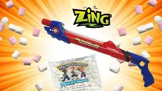 ZING Marshmallow Blaster Unboxing and Demo! How to Load the Mini Marshmallows and Play! Indoor Fun!