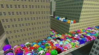 Lobotomy Dash and Geometry Dash Nextbots Family Chase me in Garry's Mod