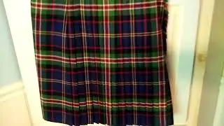 USA Kilts Review   Premier 8 Yard Kilt   Custom Woven Tartan