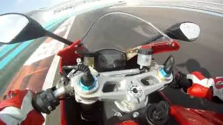 Ducati 1199 Panigale S on board Yas Marina Circuit with Troy Bayliss