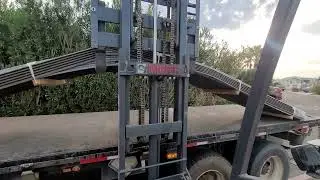 Composite Decking is Slippery on the Forklift!!!!  #moffetttraining