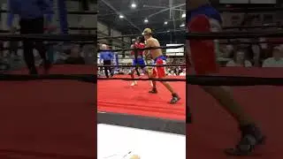 Samuel Arnold iii KOs southpaw in seconds ❗️#teams3 #boxing #ko #shorts #subscribe #like #comment