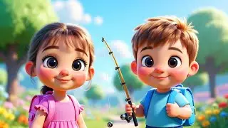  Counting Fish Song 🐟 | Kids Cartoon Counting Rhyme | Urdu Nursery Song۔۔