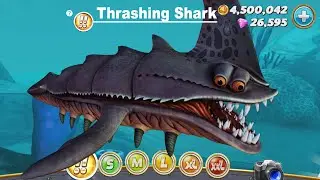 Hungry Shark World - New Shark Coming Soon Update - All 33 Sharks Unlocked Ancient Alpha Meltdown