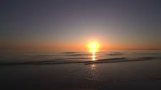 Azure Sea and Golden Sunset | ASMR with Wave Sounds Only, for Sleep and WorkBGM 2025.12