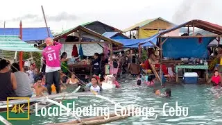 Local Floating Cottage, Cordova, Cebu, Philippines【4K HDR】
