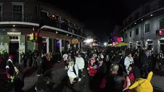 2025 Halloween on Bourbon Street, New Orleans (360 video)