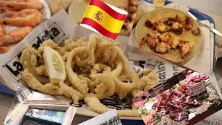 #grilledRazorClams #Deepfriedcuttlefish #Octopus #spain lunch At La Paradeta Barcelona Spain