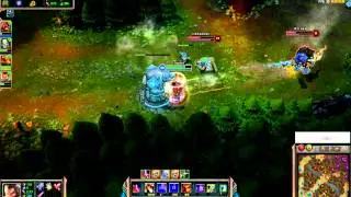 Graves Turns around fight 1vs4