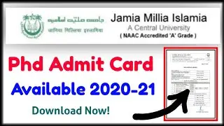 jmi phd admission 2020-21 | jmi phd entrance exam 2020-21 | phd entrance exam date 2020-21
