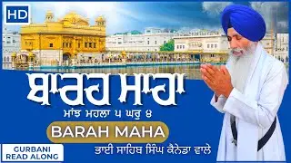 BARAH MAHA Majh | Full Path | ਬੁਹਤ ਹੀ ਮਿੱਠੀ ਅਵਾਜ ਵਿੱਚ ਸਰਵਣ ਕਰੋ ਜੀ Giani Sahib Singh Ji Canada Wale