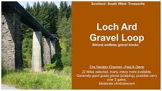 CYCLE SCOTLAND: Loch Ard - All the gravel you could ever want (we just did the perimeter)
