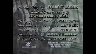 The Man Without a Country (1937) Title Sequence