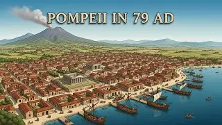 A Day in Pompeii Before Vesuvius Erupted (AI Recreation Art)
