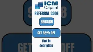 ICM Capital Partner Code (996488) Get 95% Rebate on Fees