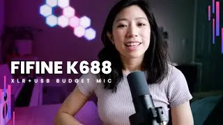Микрофон Fifine K688 XLR+USB: получите профессиональный звук, не тратя кучу денег, с этим универс...