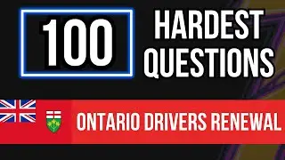 G1 Practice Test Ontario 2026 - Driver's Written Exam (100 Hardest Questions)