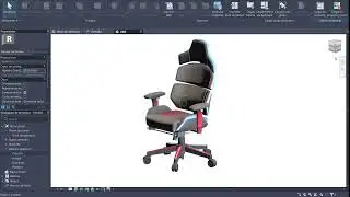 Download gaming chair template for Revit in RFA format