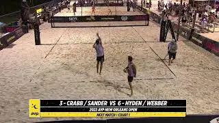 AVP NOLA 2022 | Crabb/Sander vs. Hyden/Webber | Court 1| Pro Series