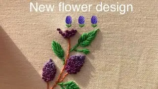 Hand embroidery amazing trick easy flower.Cute hand embroidery designs.French knot.