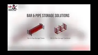 Bar & Pipes Storage Systems,  Storage Tower, Storage Cantilever, Bar and Pipe Rack | MH&More