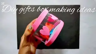 DIY gifts box making idea with bottle|paper chocolate wrapping idea|birthday wishes gift box