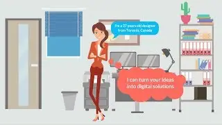 Hire Me - Female Version Portfolio | Videomaker Fx slides