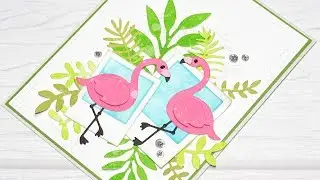 Flamingo Birthday Card