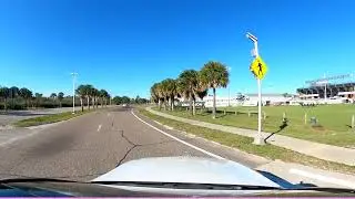 Driving Tour 5K or 4k with Real Sound Go Pro 360- UCF University Central Florida