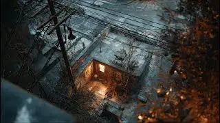 Golden Window Sanctuary ✨ Night Lofi Music for Sleep (1 Hour)