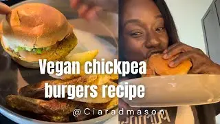 🍴Step by step |VEGAN| chickpea burger recipe 🌱