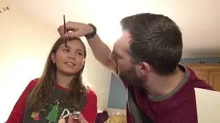 My dad does my makeup!