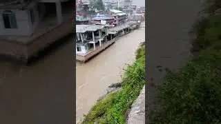 Today Flood Situation in Bahrain Swat Valley