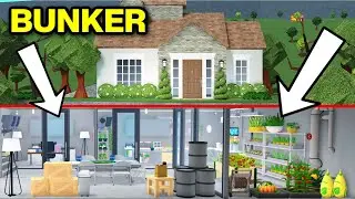 Building a BUNKER in Bloxburg Before it Goes FREE
