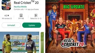 Real Cricket 20 New Update Today | Real cricket 20 Update Fix Release Date | Rc20 update Date