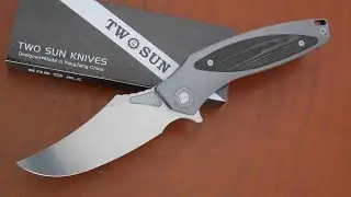 TwoSun TS367 Titanium+Micarta, D2