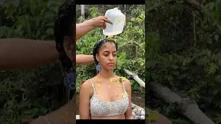 Flower Bath Before #Ayahuasca Ceremony #sacredplants #plantmedicine #flowerbath  #ayahuascaceremony