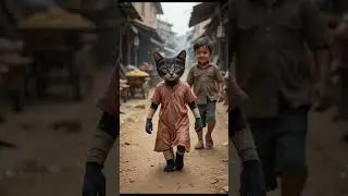 Gorila catching the cat  #story #TouchingTales