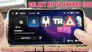 GAME HUB LITE V4 VERS&Atilde;O FINAL TESTE EM JOGOS EM GPU MALI FRACA E CPU EXYNOS ANTIGA