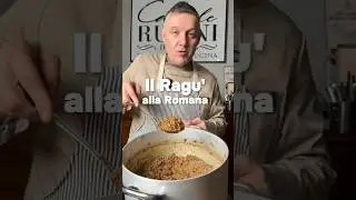 RAG&Ugrave; ALLA ROMANA #chefrufini #pasta