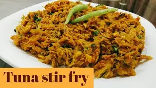 How to make tuna fish stir fry | Canned tuna fish recipe | Easy Tuna masala | Fish recipes