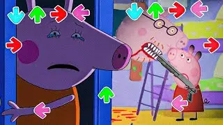 Horror Peppa Pig Won in Friday Night Funkin be like || Muddy Puddles Funkin PART 2