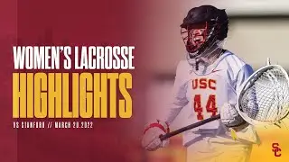 Women's Lacrosse: Stanford 15, USC 14 - Highlights 3/20/22